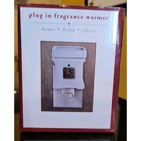 Plug In Fragrence Tuscany Candle Fragrance Bar Warmer White Square by Langley - Picture 7 of 7